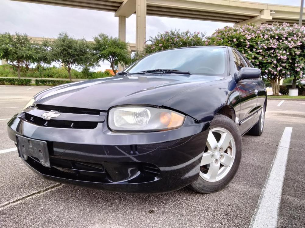 2004 Black Chevrolet Cavalier LS Sedan (1G1JF52F147) with an 2.2L L4 DOHC 16V engine, Auto transmission, located at 5005 Telephone Rd., Houston, TX, 77087, (713) 641-0980, 29.690666, -95.298683 - Book your test drive today! Call Marie 713-641-0980 ***In-House Financing*** - Photo #0