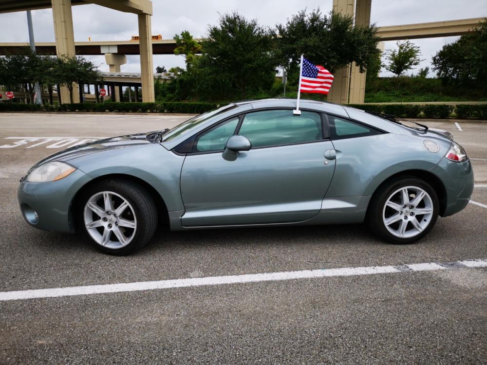 2007 Blue Mitsubishi Eclipse GT (4A3AK34T17E) with an 3.8L V6 SOHC 24V engine, located at 5005 Telephone Rd., Houston, TX, 77087, (713) 641-0980, 29.690666, -95.298683 - Photo #1