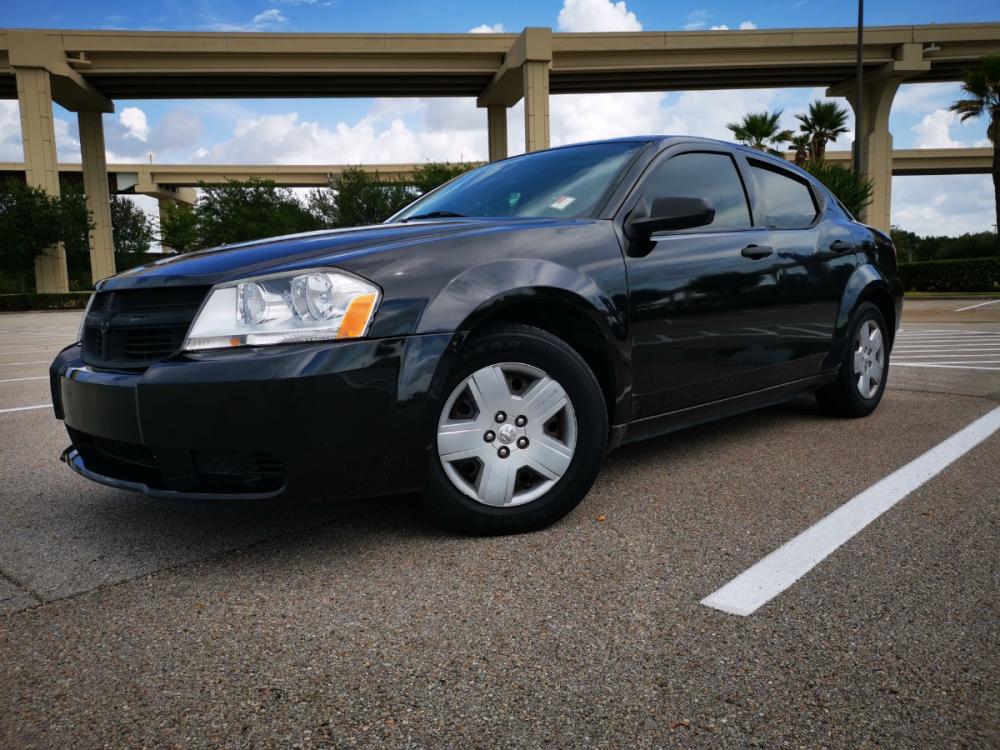 2010 black Dodge Avenger SXT (1B3CC4FB5AN) with an 2.4L L4 DOHC 16V engine, 4-Speed Automatic transmission, located at 5005 Telephone Rd., Houston, TX, 77087, (713) 641-0980, 29.690666, -95.298683 - Photo #0