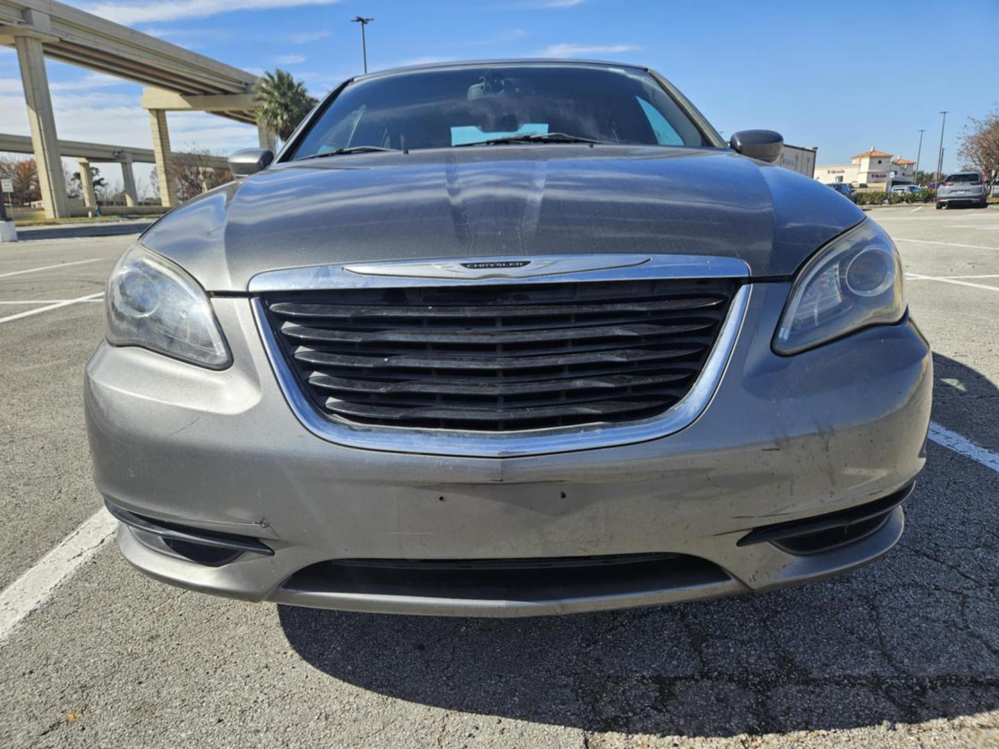 2013 Gray Chrysler 200 Touring (1C3CCBBB9DN) with an 2.4L L4 DOHC 16V engine, 6-Speed Automatic transmission, located at 5005 Telephone Rd., Houston, TX, 77087, (713) 641-0980, 29.690666, -95.298683 - Photo#1