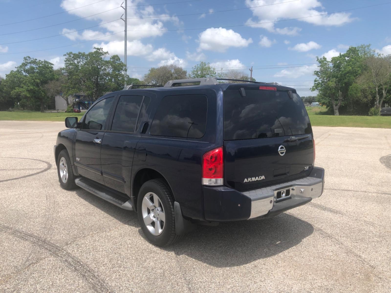 2007 Blue Nissan Armada LE 2WD (5N1BA08A47N) with an 5.6L V8 DOHC 32V FFV engine, 5-Speed Automatic Overdrive transmission, located at 5005 Telephone Rd., Houston, TX, 77087, (713) 641-0980, 29.690666, -95.298683 - Photo #4