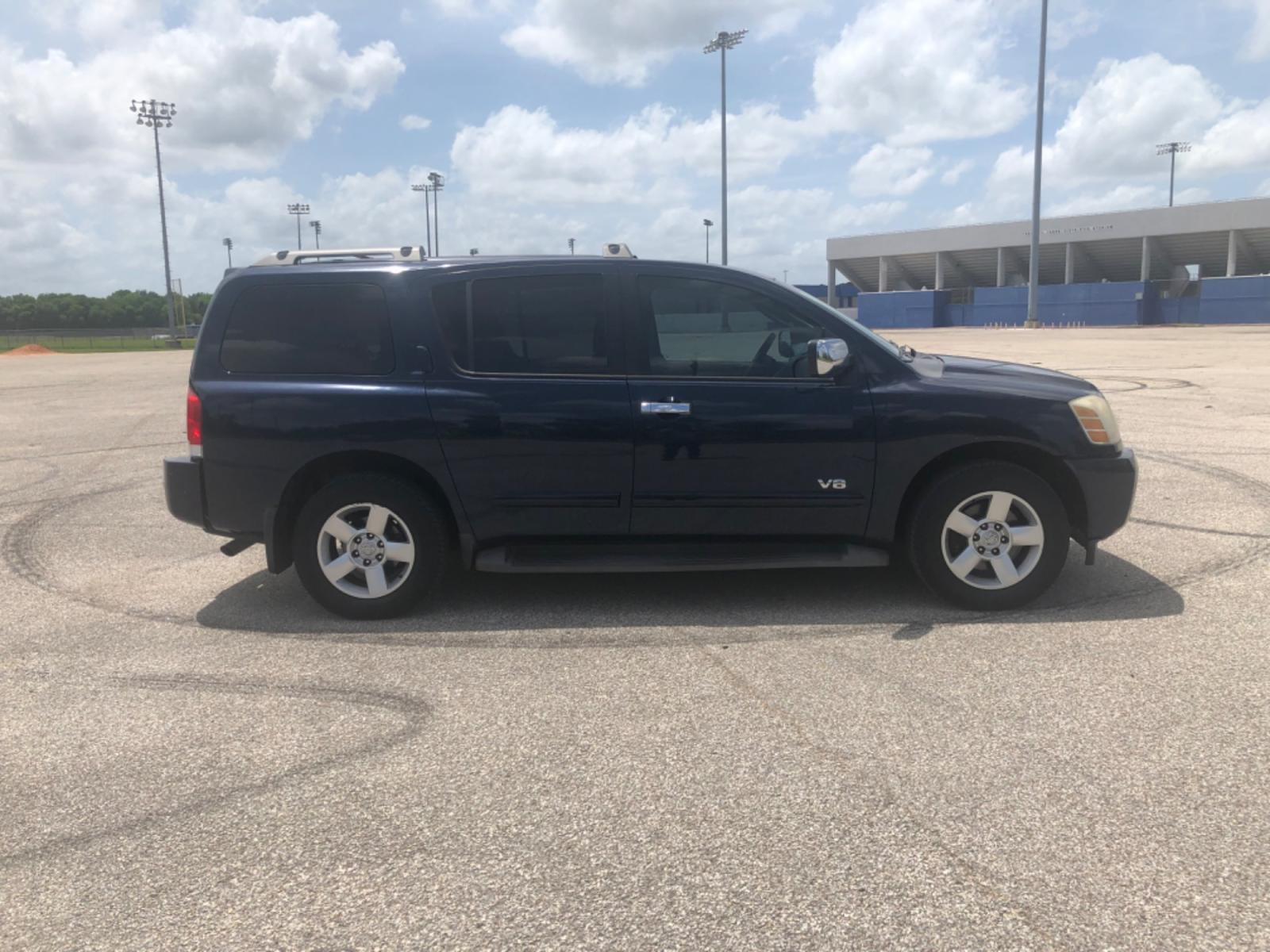 2007 Blue Nissan Armada LE 2WD (5N1BA08A47N) with an 5.6L V8 DOHC 32V FFV engine, 5-Speed Automatic Overdrive transmission, located at 5005 Telephone Rd., Houston, TX, 77087, (713) 641-0980, 29.690666, -95.298683 - Photo #7