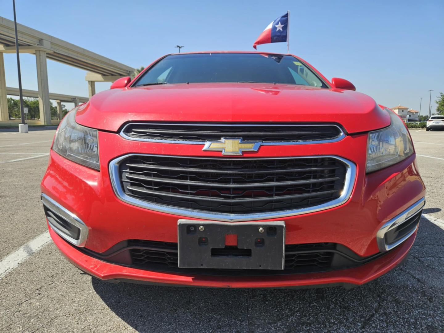 2015 Red Chevrolet Cruze (1G1PE5SB7F7) , located at 5005 Telephone Rd., Houston, TX, 77087, (713) 641-0980, 29.690666, -95.298683 - Photo#1