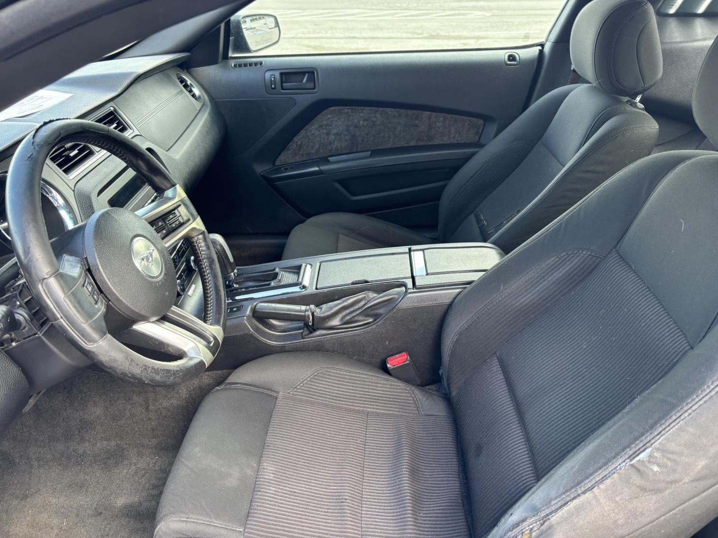 2014 Blue Ford Mustang V6 Coupe (1ZVBP8AM3E5) with an 3.7L V6 DOHC 24V engine, located at 5005 Telephone Rd., Houston, TX, 77087, (713) 641-0980, 29.690666, -95.298683 - Photo#7