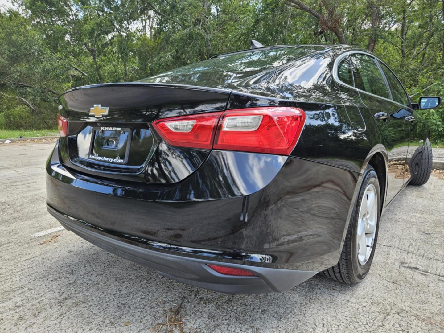 2017 Black Chevrolet Malibu (1G1ZB5ST1HF) , located at 5005 Telephone Rd., Houston, TX, 77087, (713) 641-0980, 29.690666, -95.298683 - Photo#4