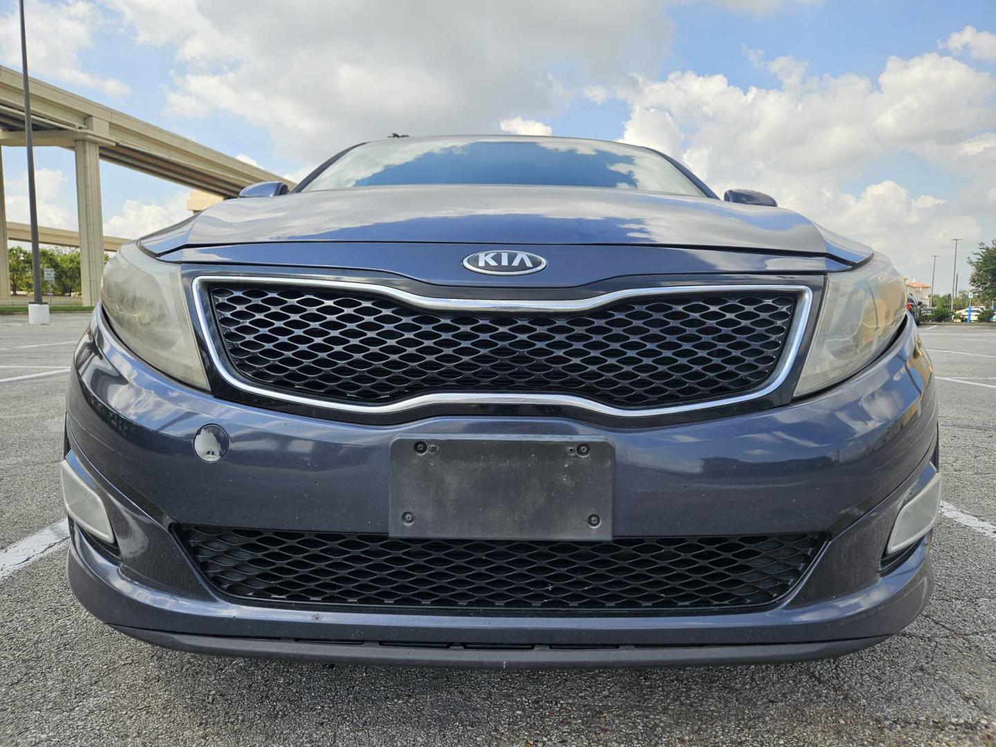 2015 Blue Kia Optima LX (5XXGM4A7XFG) with an 2.4L L4 DOHC 16V engine, 6-Speed Automatic transmission, located at 5005 Telephone Rd., Houston, TX, 77087, (713) 641-0980, 29.690666, -95.298683 - Photo#1