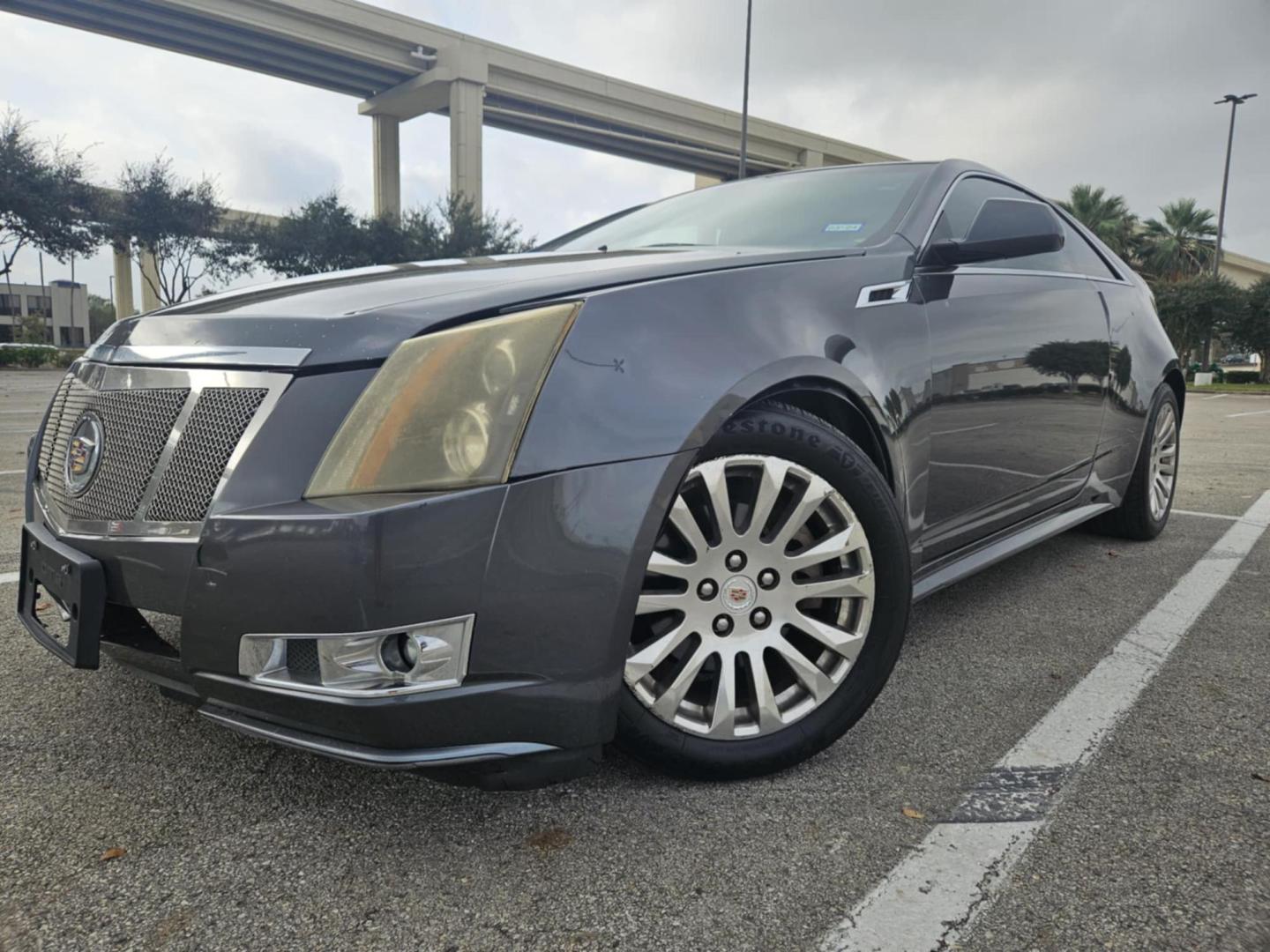 2012 Gray Cadillac CTS Premium w/ Navi (1G6DP1E35C0) with an 3.6L V6 DOHC 24V FFV engine, 6-Speed Automatic transmission, located at 5005 Telephone Rd., Houston, TX, 77087, (713) 641-0980, 29.690666, -95.298683 - Photo#0