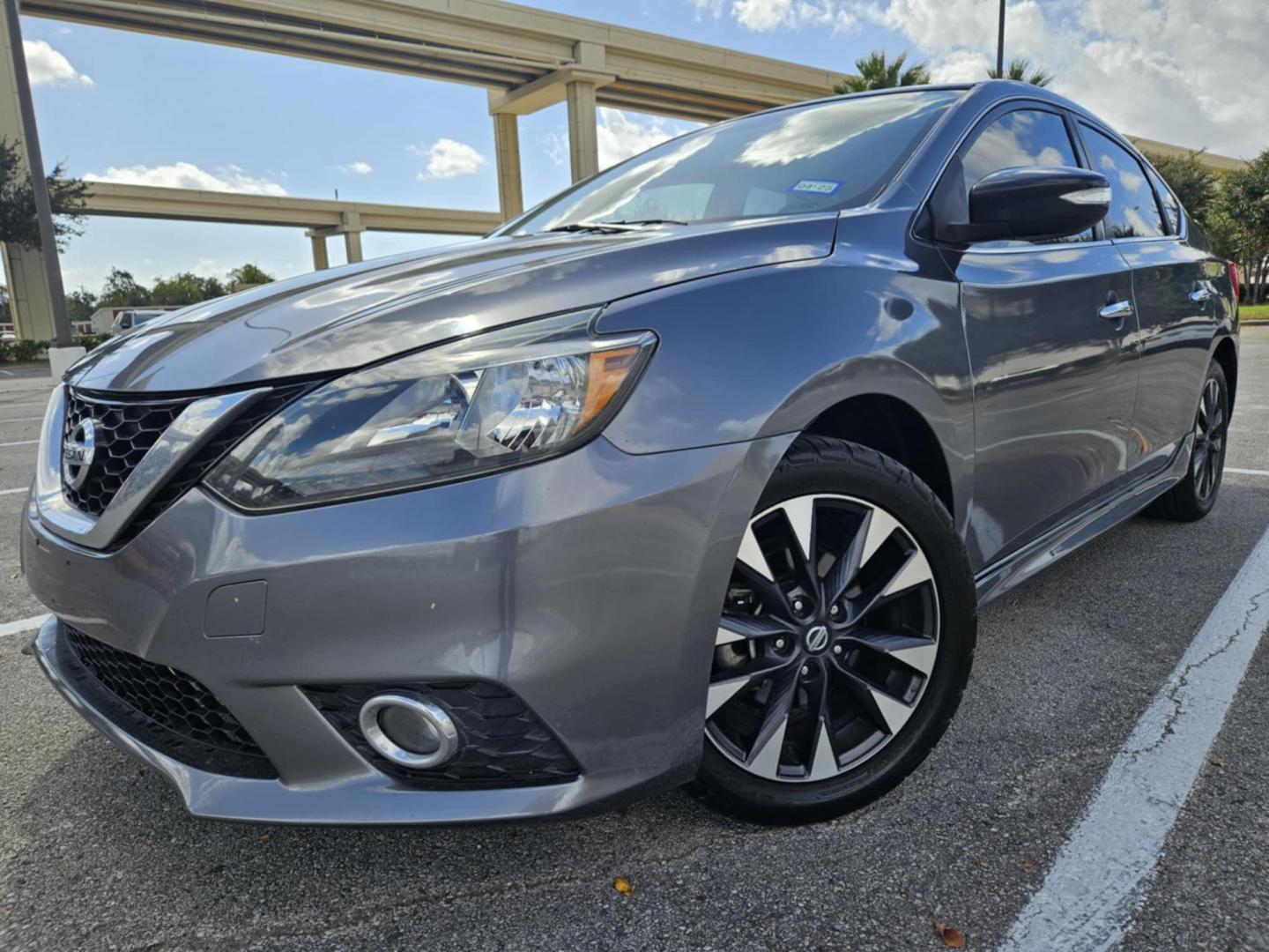 2017 Gray Nissan Sentra S 6MT (3N1AB7AP1HY) with an 1.8L L4 SFI DOHC 16V engine, 6M transmission, located at 5005 Telephone Rd., Houston, TX, 77087, (713) 641-0980, 29.690666, -95.298683 - Photo#0