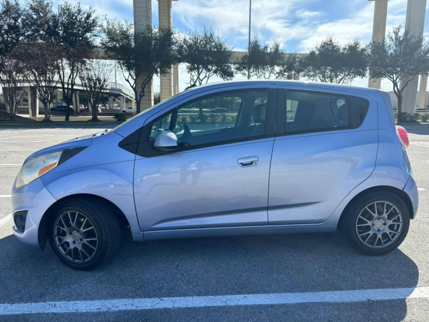 2014 Blue Chevrolet Spark LS Auto (KL8CB6S99EC) with an 1.2L L4 16V DOHC engine, Continuously Variable Transmission transmission, located at 5005 Telephone Rd., Houston, TX, 77087, (713) 641-0980, 29.690666, -95.298683 - Photo#2