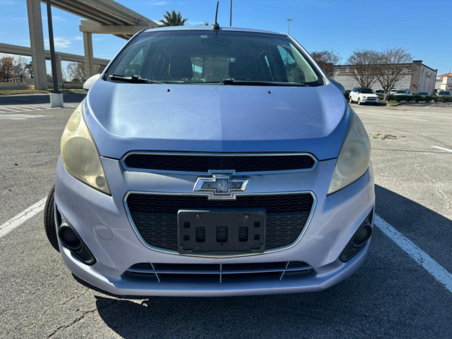 2014 Blue Chevrolet Spark LS Auto (KL8CB6S99EC) with an 1.2L L4 16V DOHC engine, Continuously Variable Transmission transmission, located at 5005 Telephone Rd., Houston, TX, 77087, (713) 641-0980, 29.690666, -95.298683 - Photo#1