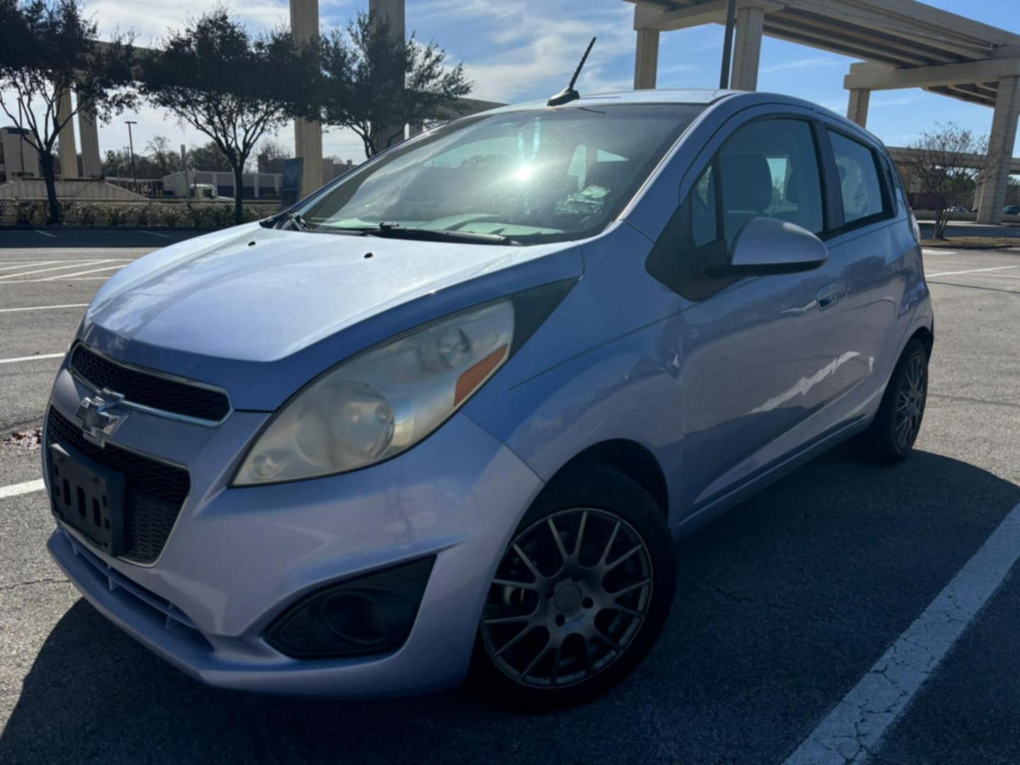 2014 Blue Chevrolet Spark LS Auto (KL8CB6S99EC) with an 1.2L L4 16V DOHC engine, Continuously Variable Transmission transmission, located at 5005 Telephone Rd., Houston, TX, 77087, (713) 641-0980, 29.690666, -95.298683 - Photo#0