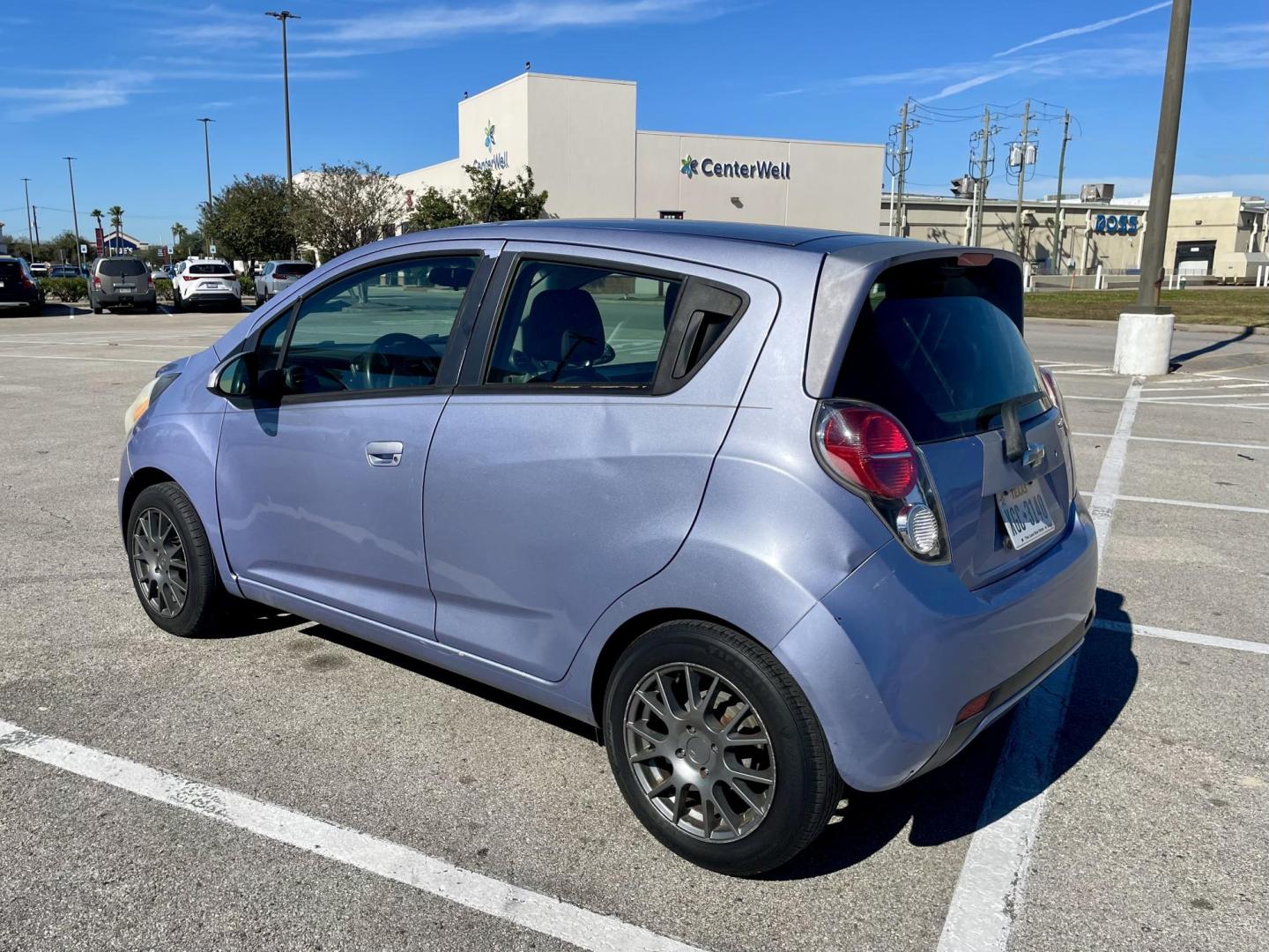 2014 Blue Chevrolet Spark LS Auto (KL8CB6S99EC) with an 1.2L L4 16V DOHC engine, Continuously Variable Transmission transmission, located at 5005 Telephone Rd., Houston, TX, 77087, (713) 641-0980, 29.690666, -95.298683 - Photo#1