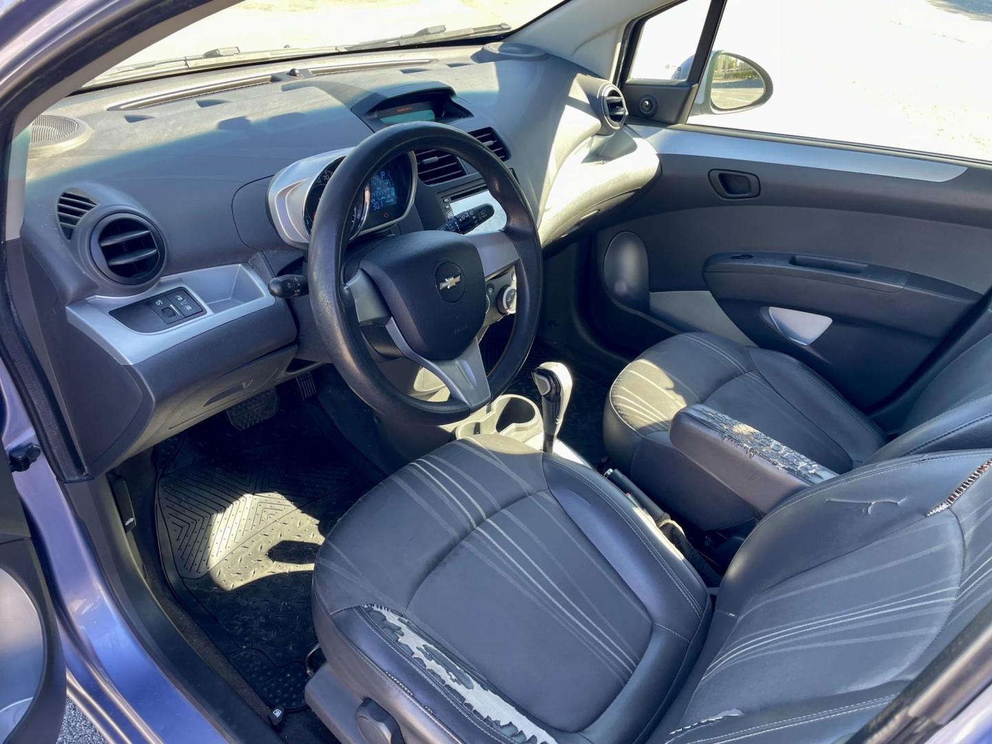 2014 Blue Chevrolet Spark LS Auto (KL8CB6S99EC) with an 1.2L L4 16V DOHC engine, Continuously Variable Transmission transmission, located at 5005 Telephone Rd., Houston, TX, 77087, (713) 641-0980, 29.690666, -95.298683 - Photo#4