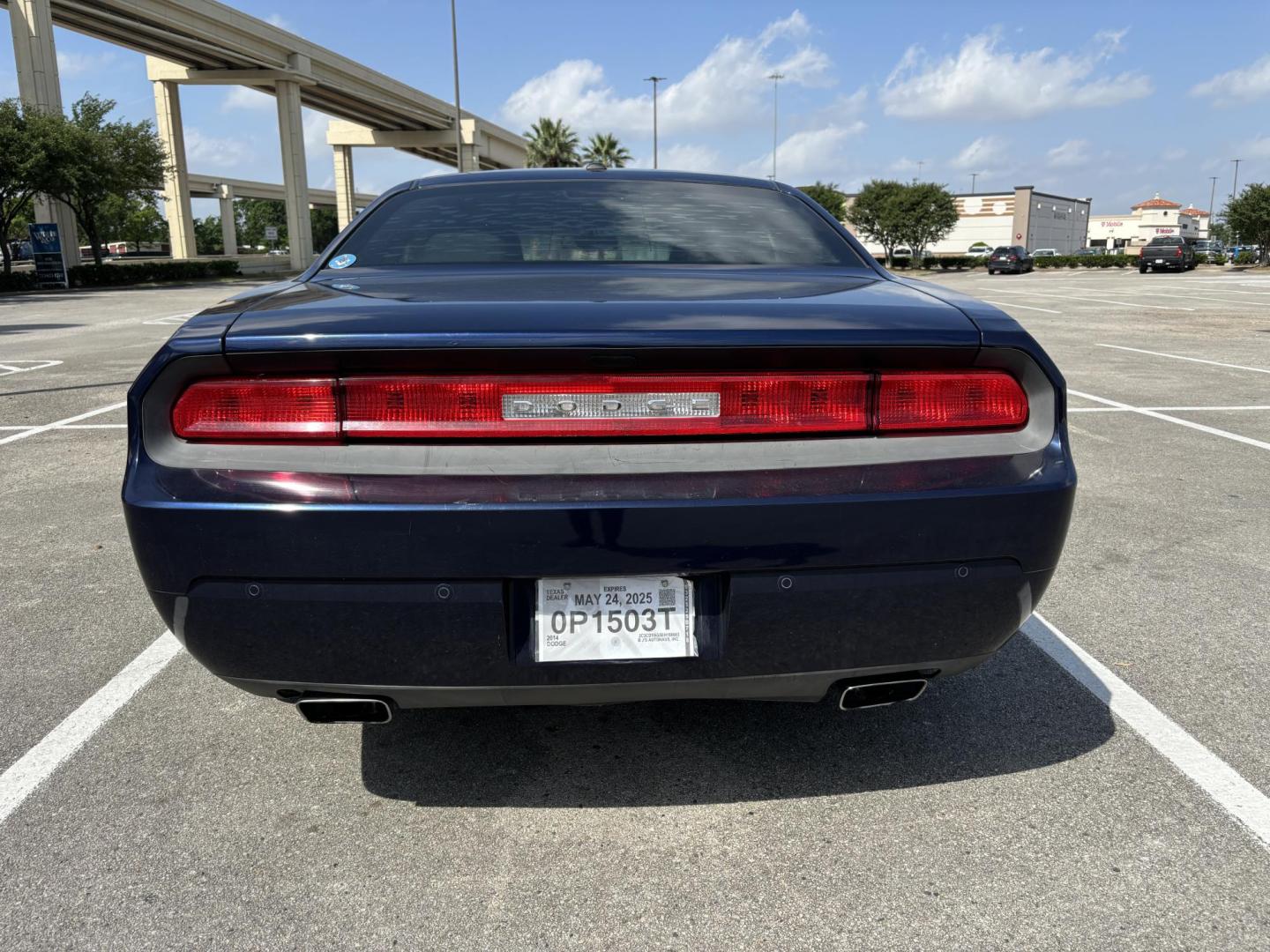 2014 Blue Dodge Challenger SXT (2C3CDYAG5EH) with an 3.6L V6 DOHC 24V engine, 5-Speed Automatic transmission, located at 5005 Telephone Rd., Houston, TX, 77087, (713) 641-0980, 29.690666, -95.298683 - Photo#3