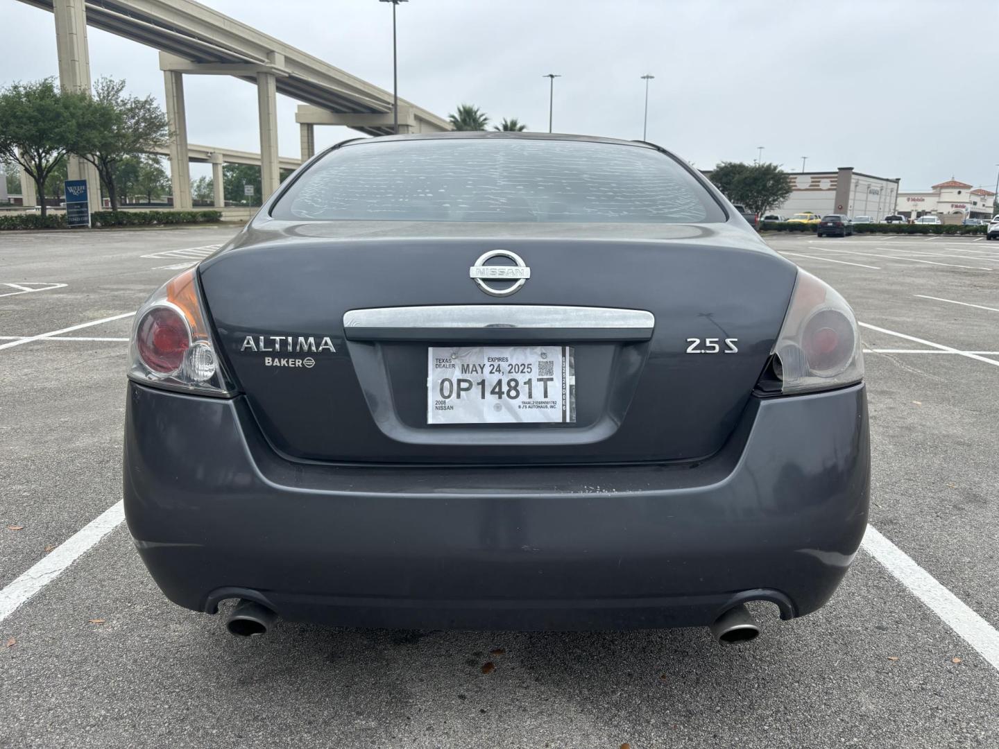 2008 Gray Nissan Altima 2.5 (1N4AL21E68N) with an 2.5L L4 DOHC 16V engine, 6-Speed Manual Overdrive transmission, located at 5005 Telephone Rd., Houston, TX, 77087, (713) 641-0980, 29.690666, -95.298683 - Photo#3