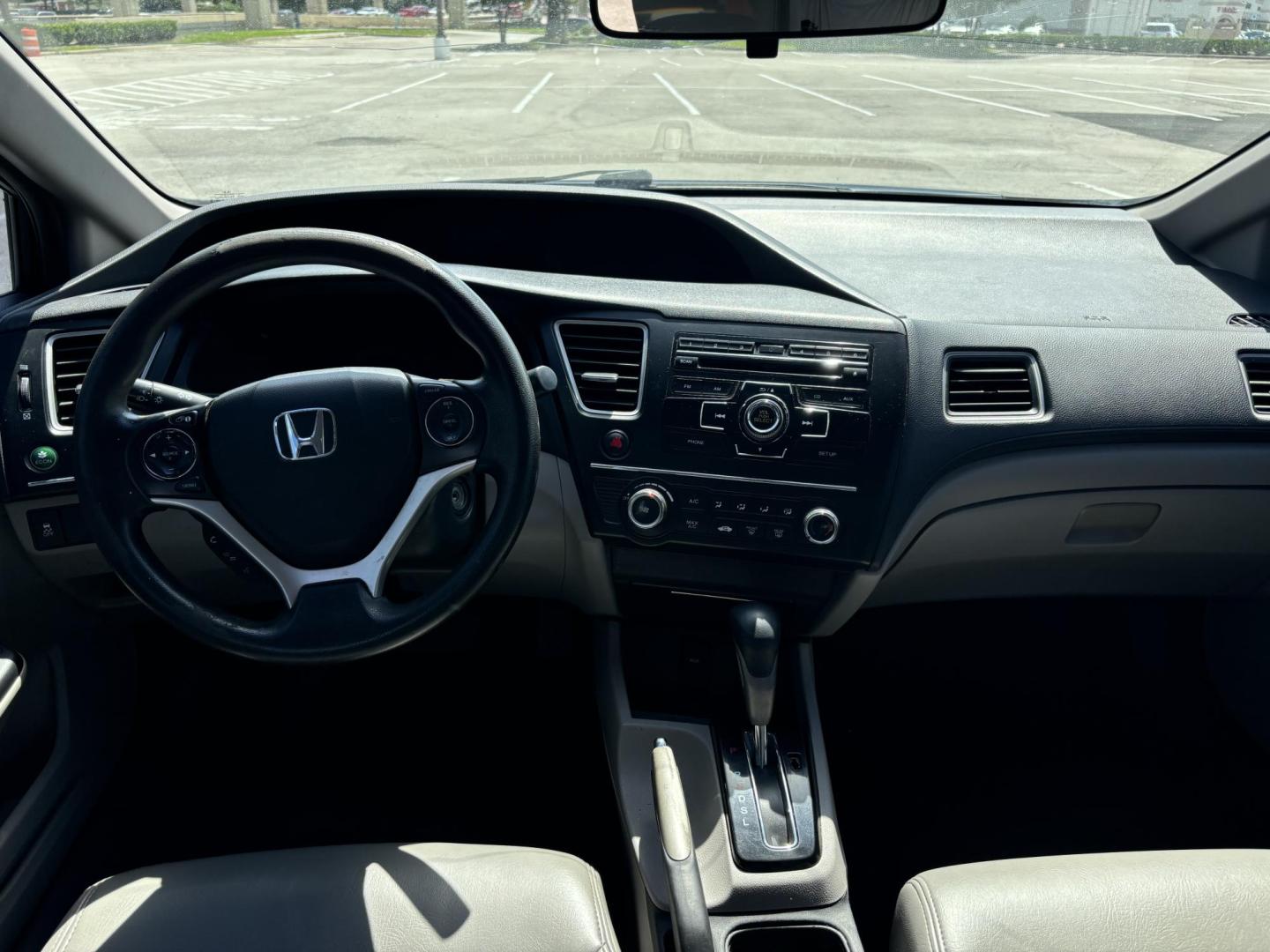 2015 Black Honda Civic LX Sedan CVT (2HGFB2F52FH) with an 1.8L L4 SOHC 16V engine, Continuously Variable Transmission transmission, located at 5005 Telephone Rd., Houston, TX, 77087, (713) 641-0980, 29.690666, -95.298683 - Photo#8
