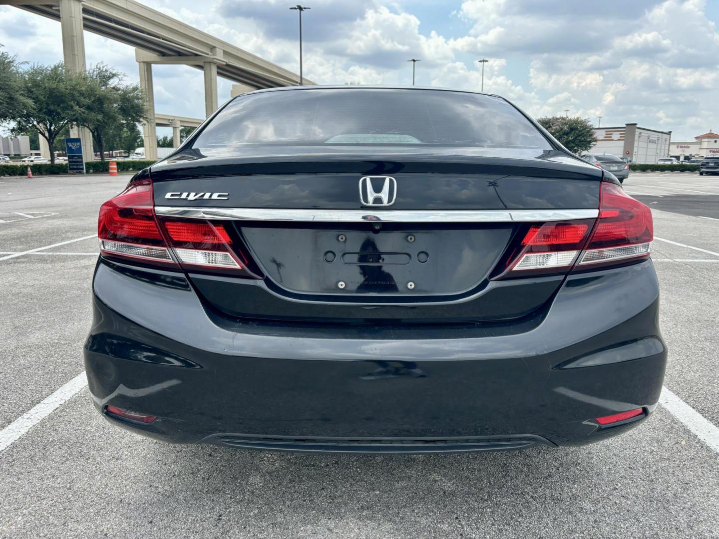 2015 Black Honda Civic LX Sedan CVT (2HGFB2F52FH) with an 1.8L L4 SOHC 16V engine, Continuously Variable Transmission transmission, located at 5005 Telephone Rd., Houston, TX, 77087, (713) 641-0980, 29.690666, -95.298683 - Photo#3
