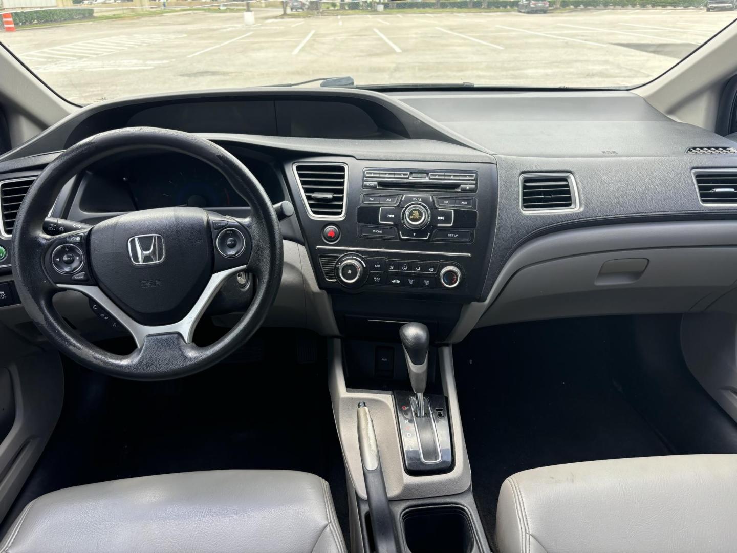 2015 Black Honda Civic LX Sedan CVT (2HGFB2F52FH) with an 1.8L L4 SOHC 16V engine, Continuously Variable Transmission transmission, located at 5005 Telephone Rd., Houston, TX, 77087, (713) 641-0980, 29.690666, -95.298683 - Photo#8