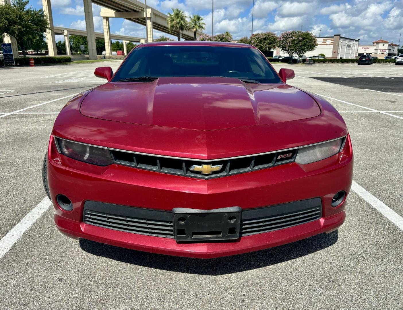 2014 Red Chevrolet Camaro Coupe 2LT (2G1FC1E37E9) with an 3.6L V6 DOHC 24V FFV engine, 6-Speed Automatic transmission, located at 5005 Telephone Rd., Houston, TX, 77087, (713) 641-0980, 29.690666, -95.298683 - Photo#1
