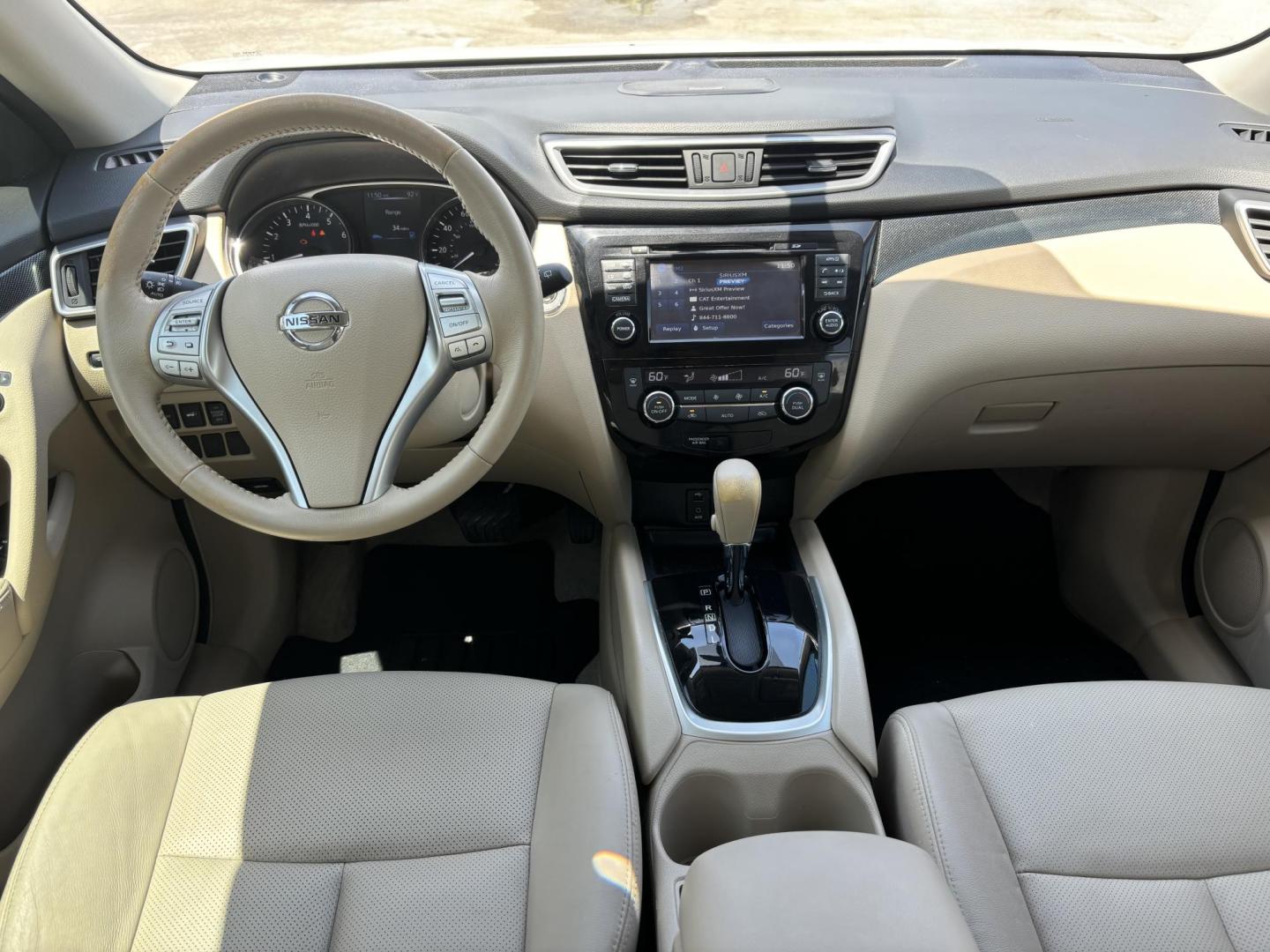 2015 White Nissan Rogue S 2WD (5N1AT2MT3FC) with an 2.5L L4 DOHC 16V engine, Continuously Variable Transmission transmission, located at 5005 Telephone Rd., Houston, TX, 77087, (713) 641-0980, 29.690666, -95.298683 - Photo#8