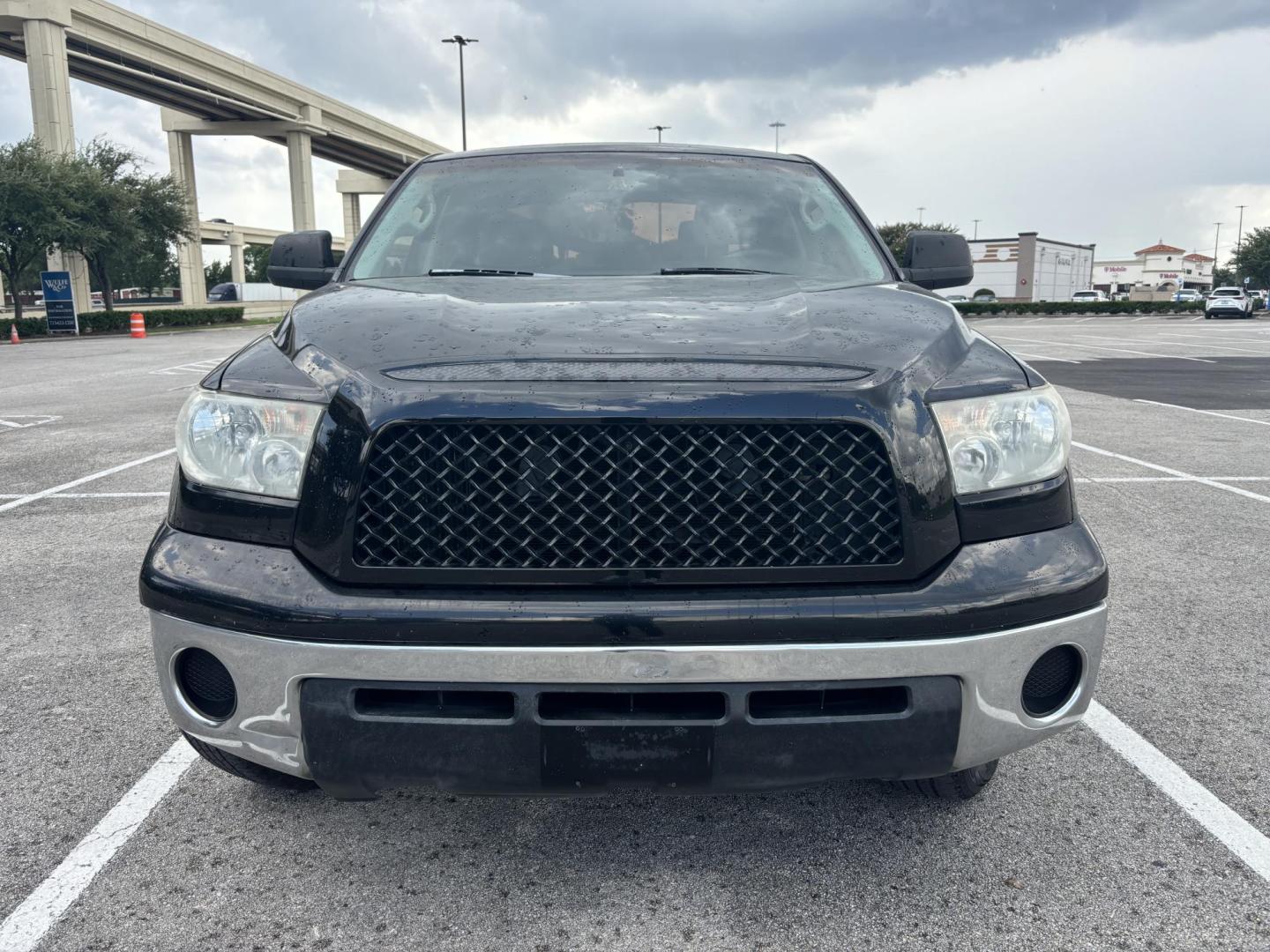 2008 Black Toyota Tundra SR5 Double Cab 4.7L 2WD (5TBRT54128S) with an 4.7L V8 DOHC 32V engine, 5-Speed Automatic Overdrive transmission, located at 5005 Telephone Rd., Houston, TX, 77087, (713) 641-0980, 29.690666, -95.298683 - Photo#1