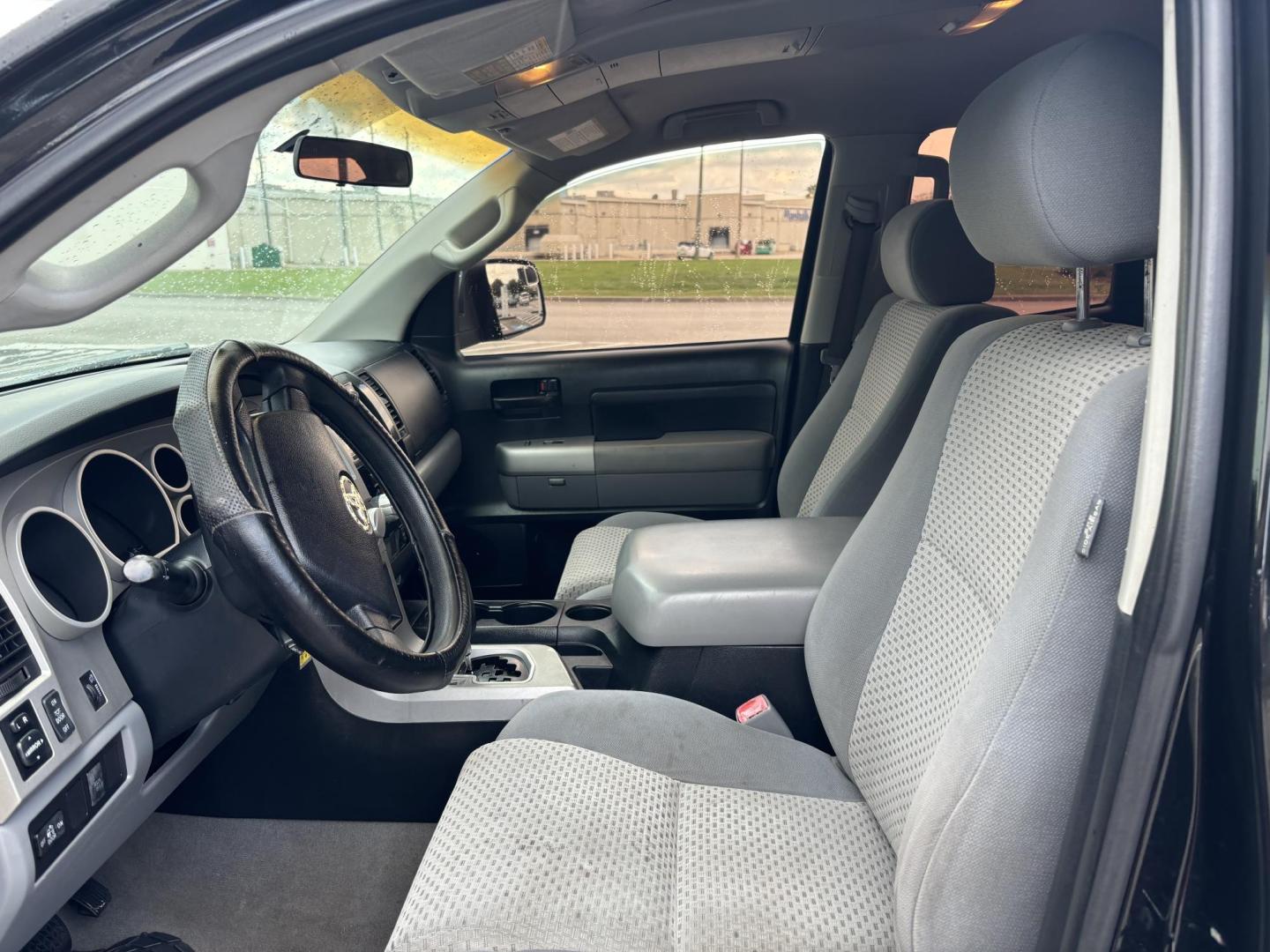 2008 Black Toyota Tundra SR5 Double Cab 4.7L 2WD (5TBRT54128S) with an 4.7L V8 DOHC 32V engine, 5-Speed Automatic Overdrive transmission, located at 5005 Telephone Rd., Houston, TX, 77087, (713) 641-0980, 29.690666, -95.298683 - Photo#7