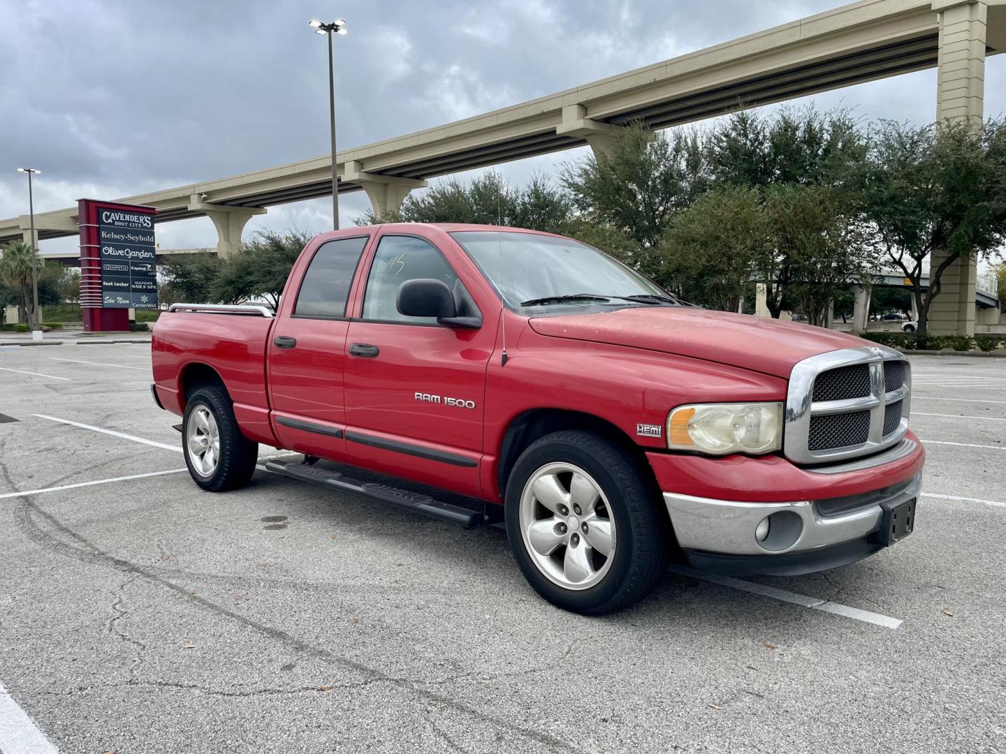 2003 Red Dodge Ram 1500 Laramie Quad Cab Long Bed 2WD (1D7HA18D63S) with an 5.7L V8 OHV 16V engine, located at 5005 Telephone Rd., Houston, TX, 77087, (713) 641-0980, 29.690666, -95.298683 - Photo#1