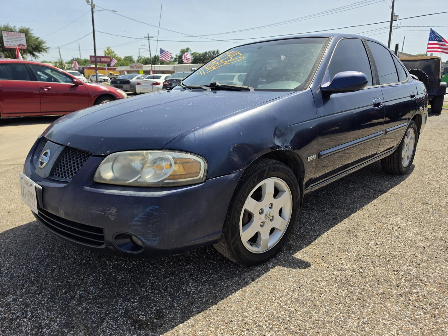 2006 Blue Nissan Sentra 1.8 (3N1CB51D86L) with an 1.8L L4 DOHC 16V engine, located at 5005 Telephone Rd., Houston, TX, 77087, (713) 641-0980, 29.690666, -95.298683- Photo#0