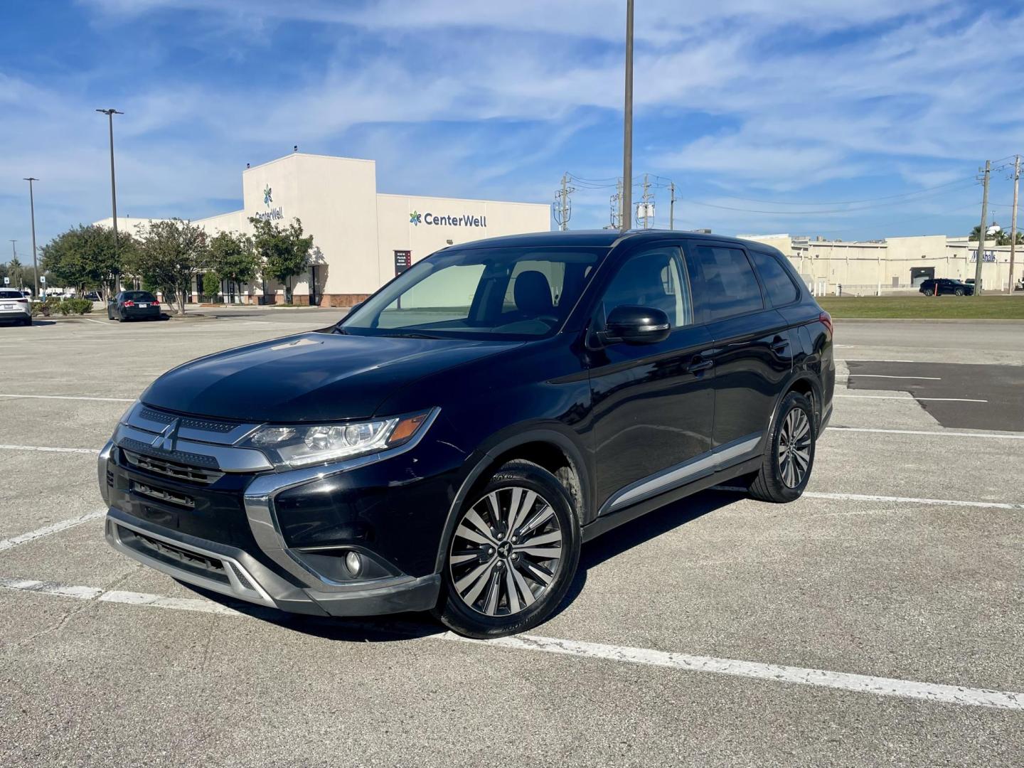 2019 Black Mitsubishi Outlander SE 2WD (JA4AD3A39KZ) with an 2.4L L4 DOHC 16V engine, CVT transmission, located at 5005 Telephone Rd., Houston, TX, 77087, (713) 641-0980, 29.690666, -95.298683 - Photo#0