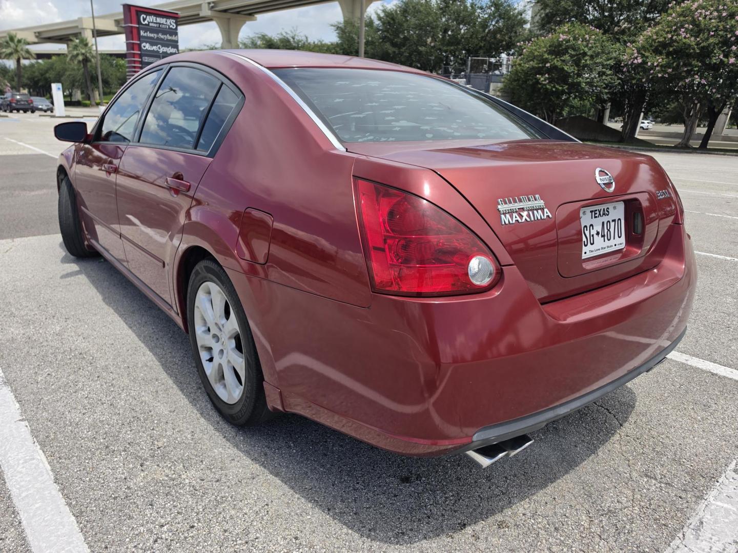 2007 Red Nissan Maxima SE (1N4BA41EX7C) with an 3.5L V6 DOHC 24V engine, located at 5005 Telephone Rd., Houston, TX, 77087, (713) 641-0980, 29.690666, -95.298683- Photo#1