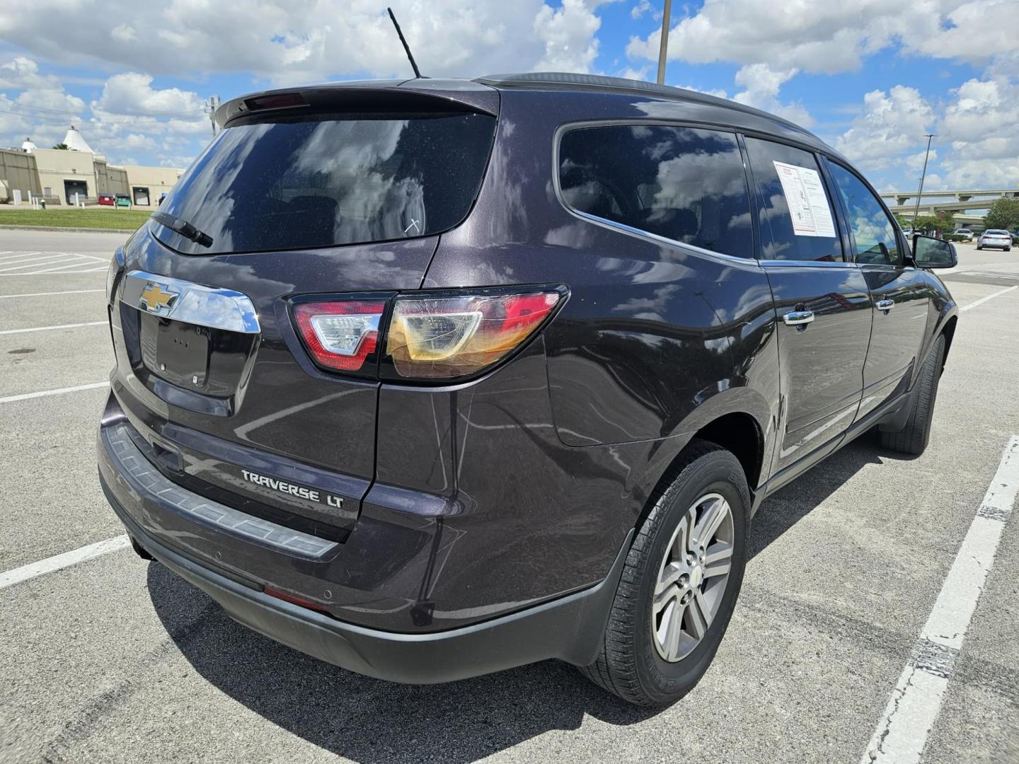 2015 Purple Chevrolet Traverse 1LT FWD (1GNKRGKD2FJ) with an 3.6L V6 DOHC 24V engine, 6-Speed Automatic transmission, located at 5005 Telephone Rd., Houston, TX, 77087, (713) 641-0980, 29.690666, -95.298683 - Photo#3