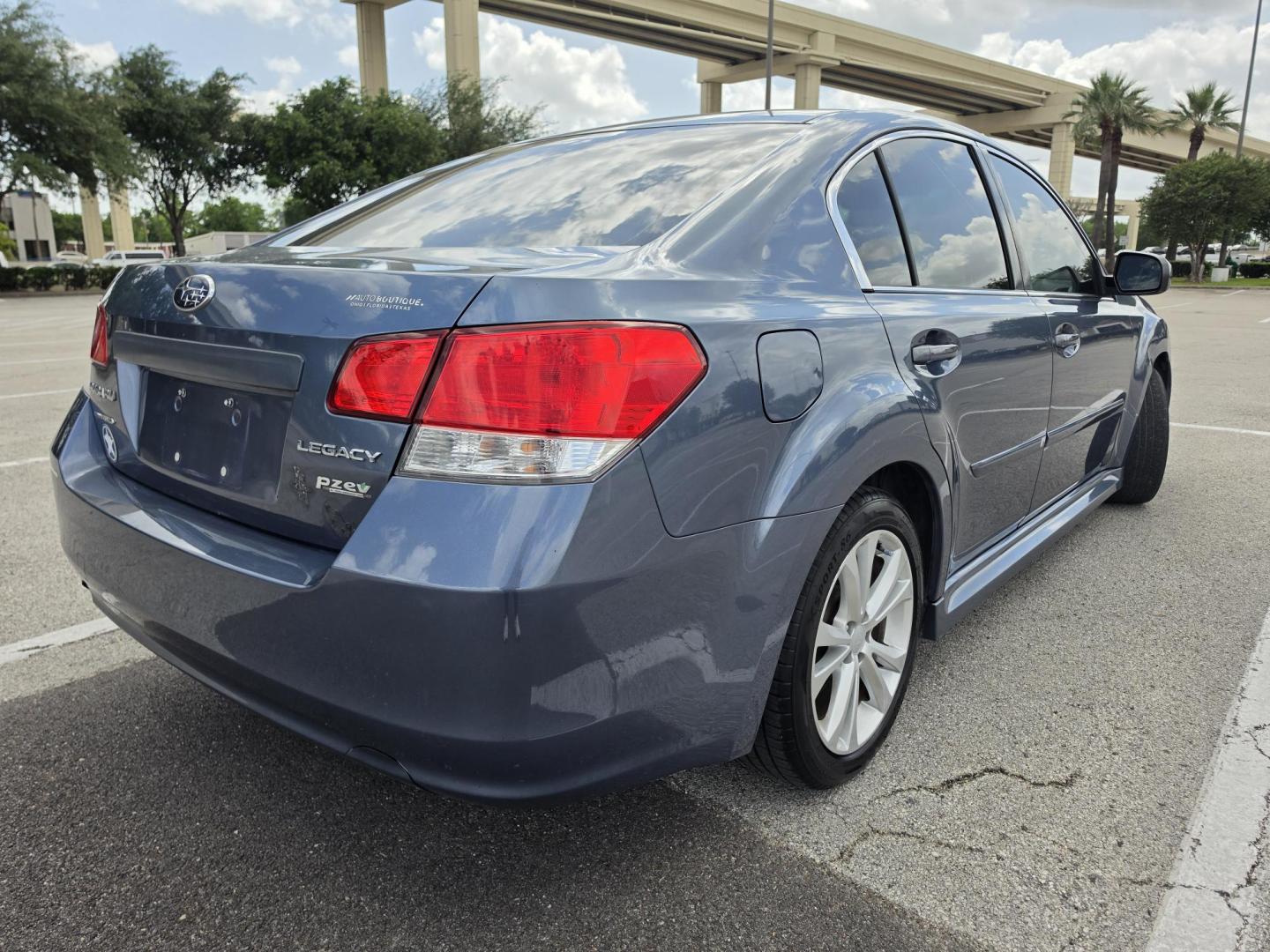 2013 Blue Subaru Legacy 2.5i Premium (4S3BMBG68D3) with an 2.5L H4 SOHC 16V engine, Continuously Variable Transmission transmission, located at 5005 Telephone Rd., Houston, TX, 77087, (713) 641-0980, 29.690666, -95.298683 - Photo#2
