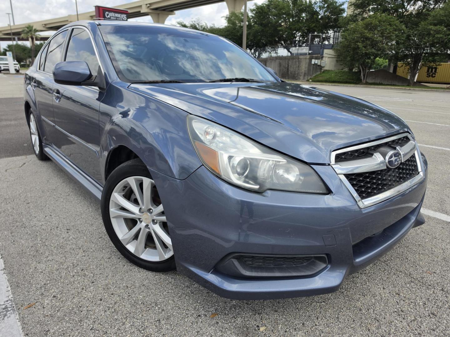 2013 Blue Subaru Legacy 2.5i Premium (4S3BMBG68D3) with an 2.5L H4 SOHC 16V engine, Continuously Variable Transmission transmission, located at 5005 Telephone Rd., Houston, TX, 77087, (713) 641-0980, 29.690666, -95.298683 - Photo#3