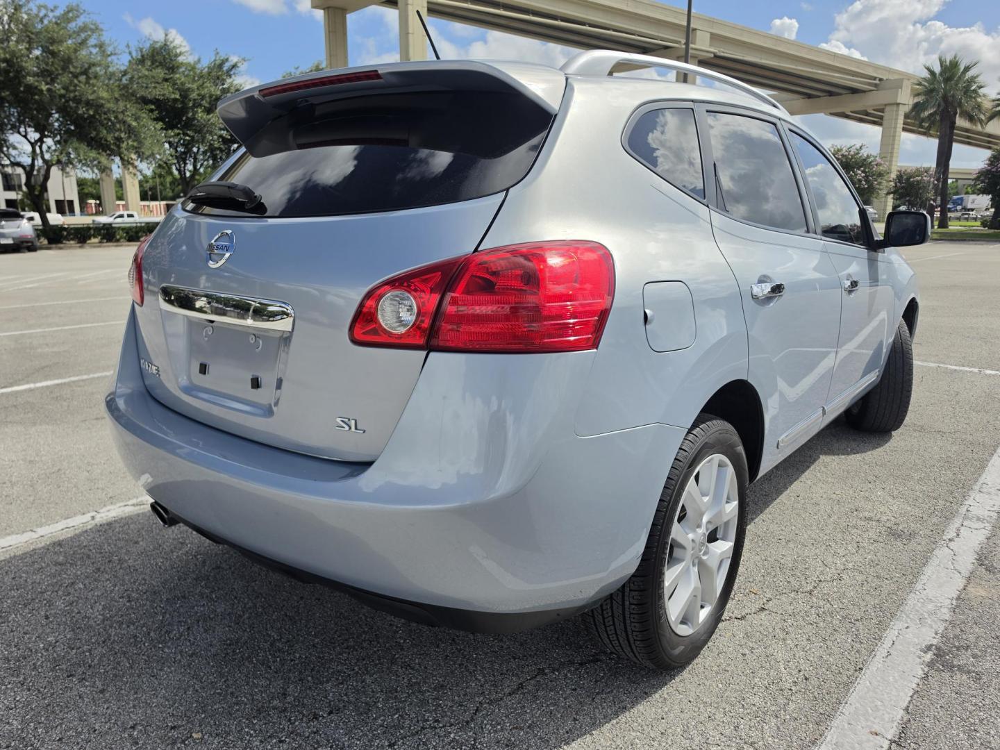 2011 Blue Nissan Rogue S 2WD (JN8AS5MT6BW) with an 2.5L L4 DOHC 16V engine, CVT transmission, located at 5005 Telephone Rd., Houston, TX, 77087, (713) 641-0980, 29.690666, -95.298683- Photo#3