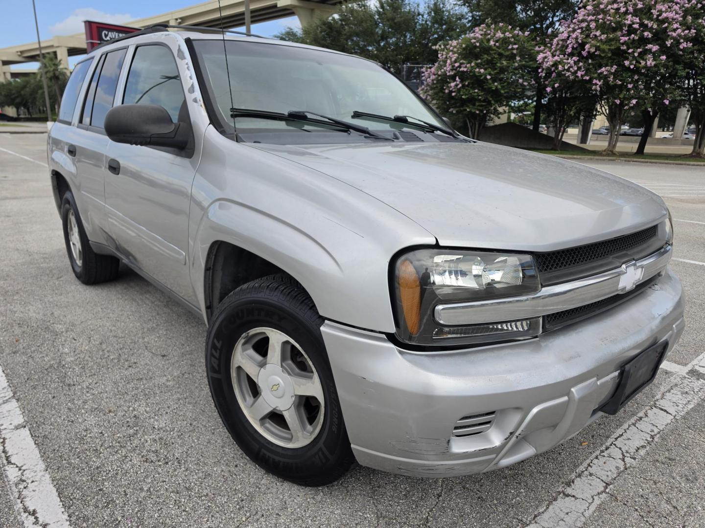2006 Gray Chevrolet TrailBlazer LS 4WD (1GNDT13SX62) with an 4.2L L6 DOHC 24V engine, 4-Speed Automatic Overdrive transmission, located at 5005 Telephone Rd., Houston, TX, 77087, (713) 641-0980, 29.690666, -95.298683- Photo#2