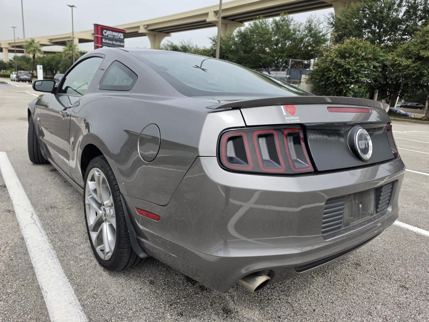 2014 Gray Ford Mustang GT Coupe (1ZVBP8CF1E5) with an 5.0L V8 DOHC 32V engine, located at 5005 Telephone Rd., Houston, TX, 77087, (713) 641-0980, 29.690666, -95.298683- Photo#3